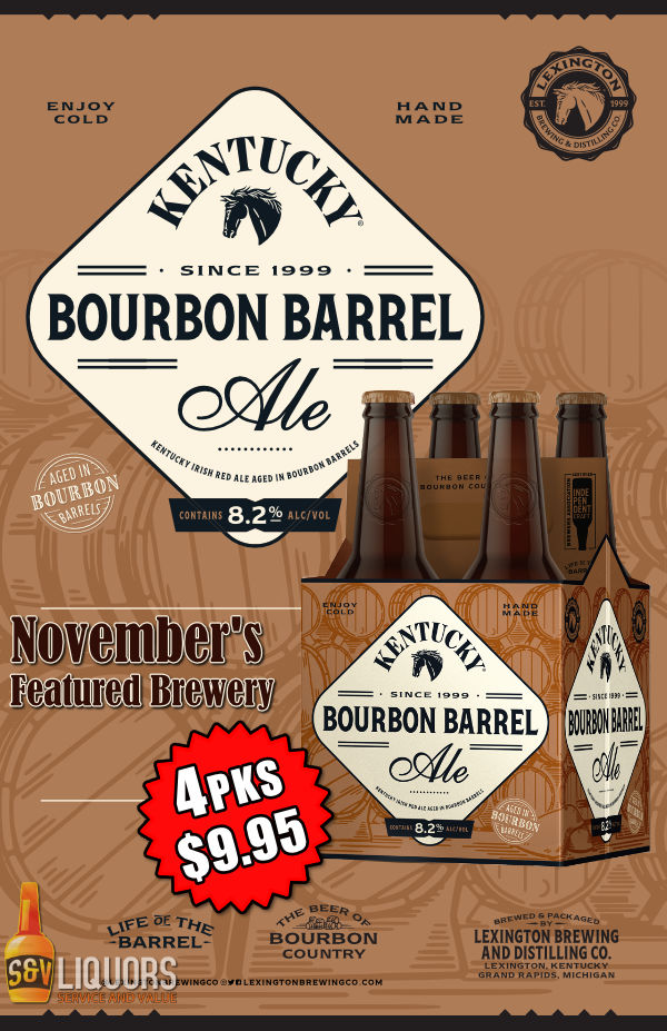 Fort Wayne's Featured Beer of the Month at S&V Liquors! On sale at all S&V Liquors stores across Fort Wayne, New Haven, Churubusco, Garrett, and Woodburn!