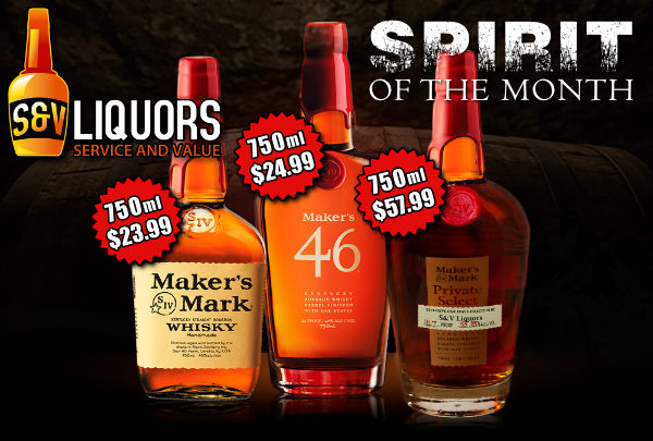 Fort Wayne's Featured Spirit of the Month at S&V Liquors! On sale at all S&V Liquors stores across Fort Wayne, New Haven, Churubusco, Garrett, and Woodburn!